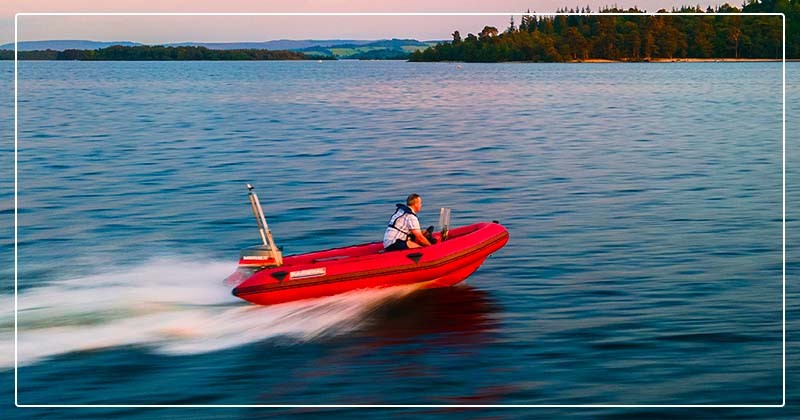 The pressure variations of the tubulars of an inflatable boat